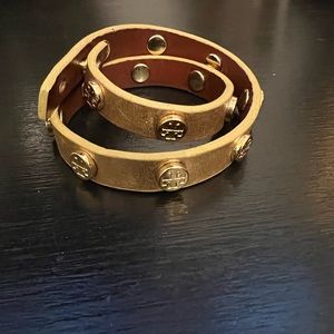 Tory Burch Gold Double Wrap Bracelet